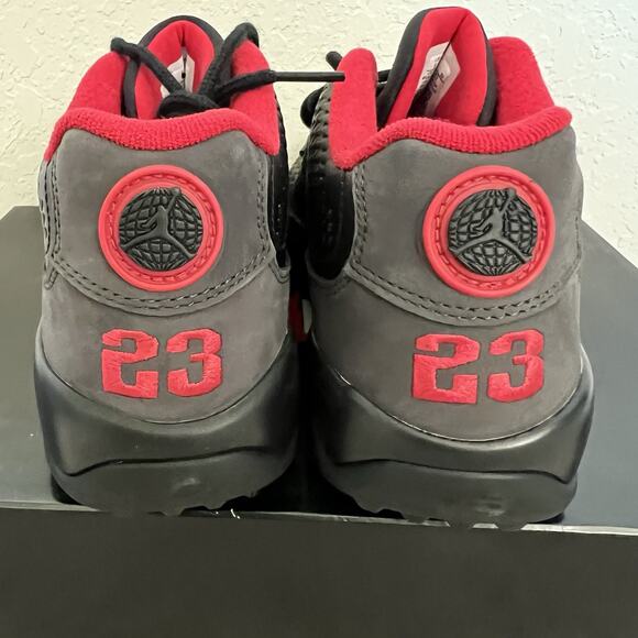 Jordan 9 Retro Low Golf Sneakers Black True Red FJ5934 002 Men\'s Size 10.5